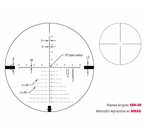 Luneta celownicza Vortex Diamondback TAC 6-24x50 MRAD, zdjęcie 6 z 6