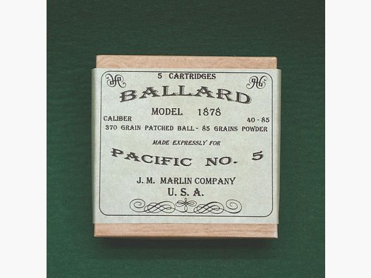 Replica cartridge boxes Ballard .40-85 caliber