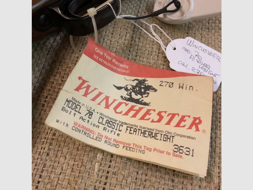 Winchester Mod 70 Classic Featherweight, image 2 sur 7