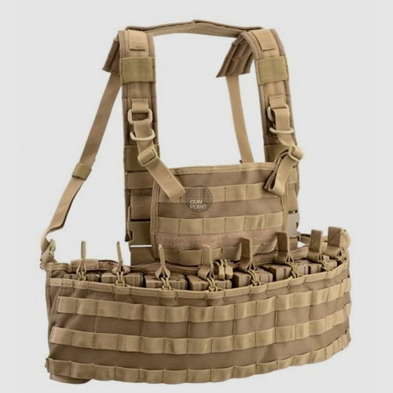 OUTAC MOLLE RECON CHEST RIG COYOTE TAN