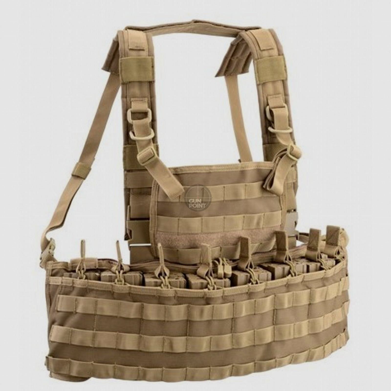 OUTAC MOLLE RECON CHEST RIG COYOTE TAN