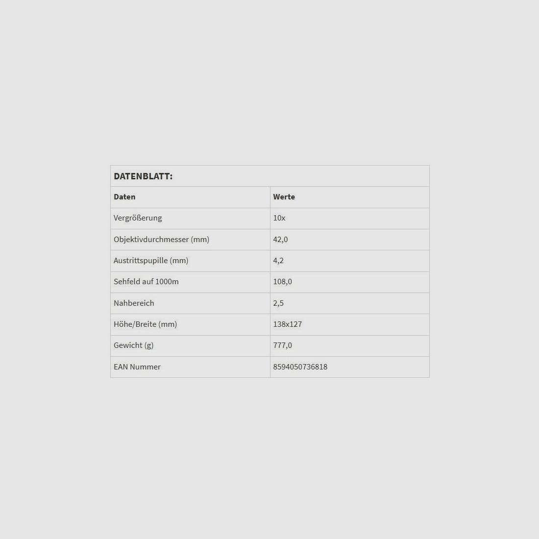 Meopta Fernglas MeoPro HD Plus 10x42