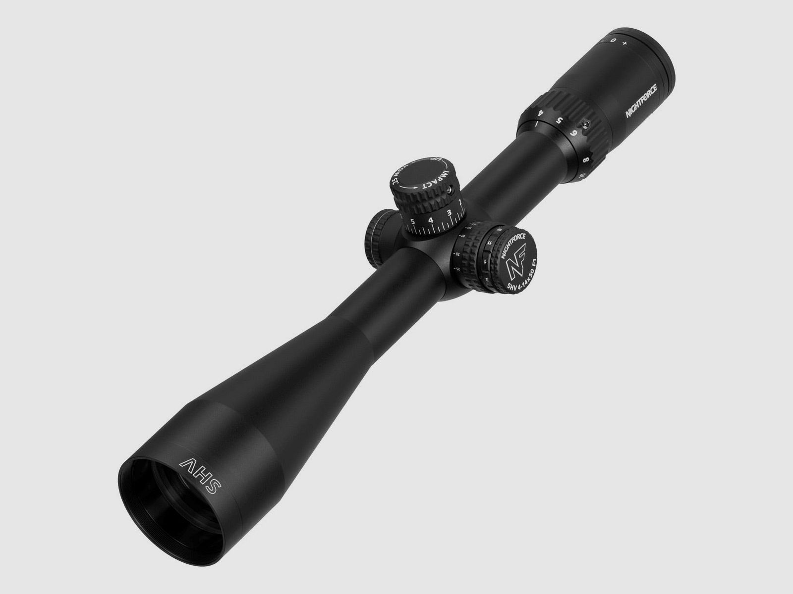 NIGHTFORCE SHV 4-14×50 MOAR™ F1 riflescope, image 1 of 8