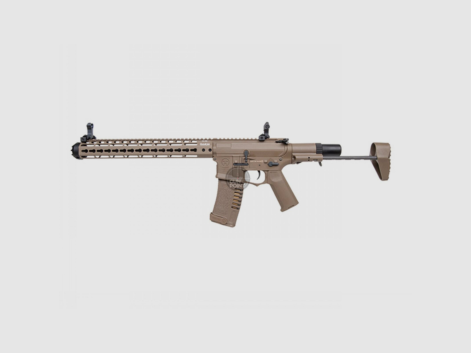 Softair - Gewehr - ARES - Amoeba M4 016 EFCS S-AEG dark earth - ab 18, ber 0,5 Joule