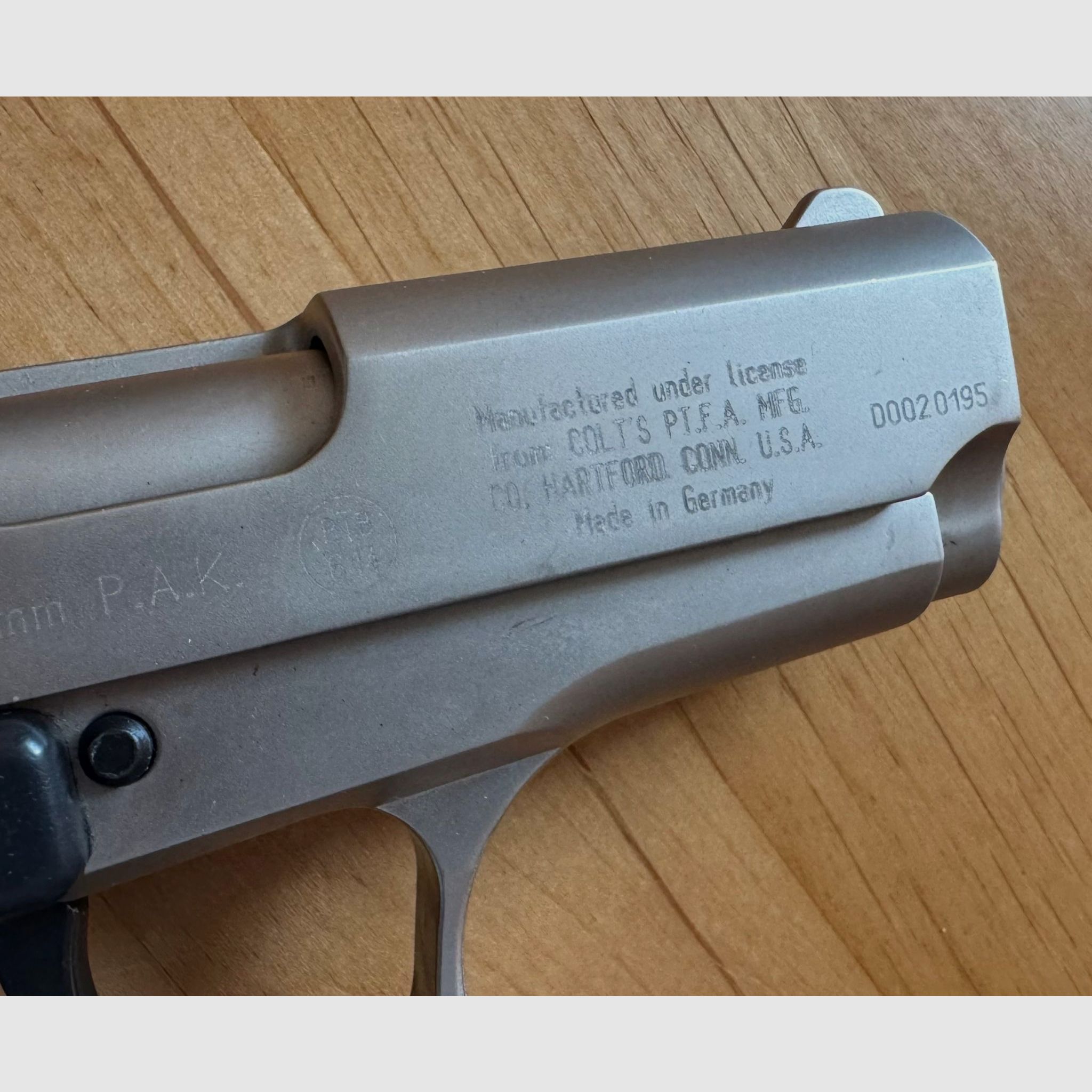Colt Double Eagle Nickel 9 mm P.A.K.