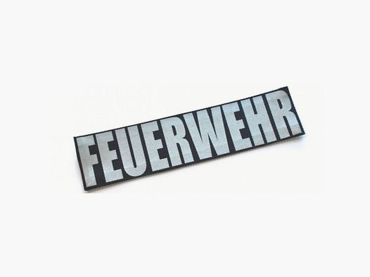 Schriftzug Brust Patch 10,5 x 3,5cm Feuerwehr