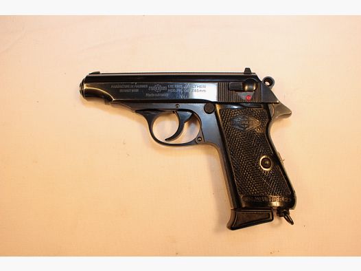 Manurhin Model PP in caliber 7,65 brow. van de Zweedse politie.
