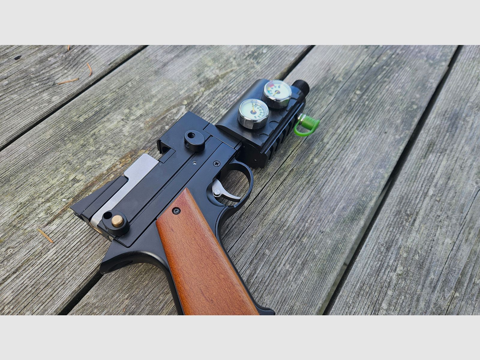 Snowpeak/AirmaX PP750 - Valvola Z Ventilatore PCP Regolatore per il collegamento di bombole d'aria compressa