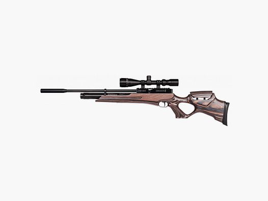 HW 100 T Pressluftgewehr 4,5 mm F mit Schichtholzschaft