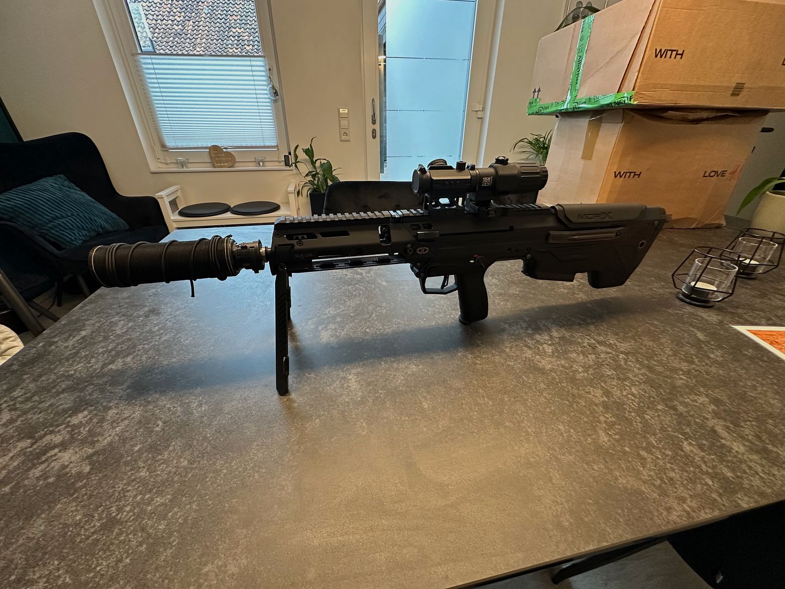 Desert Tech mdr x alu Handlauf mit zweibein 