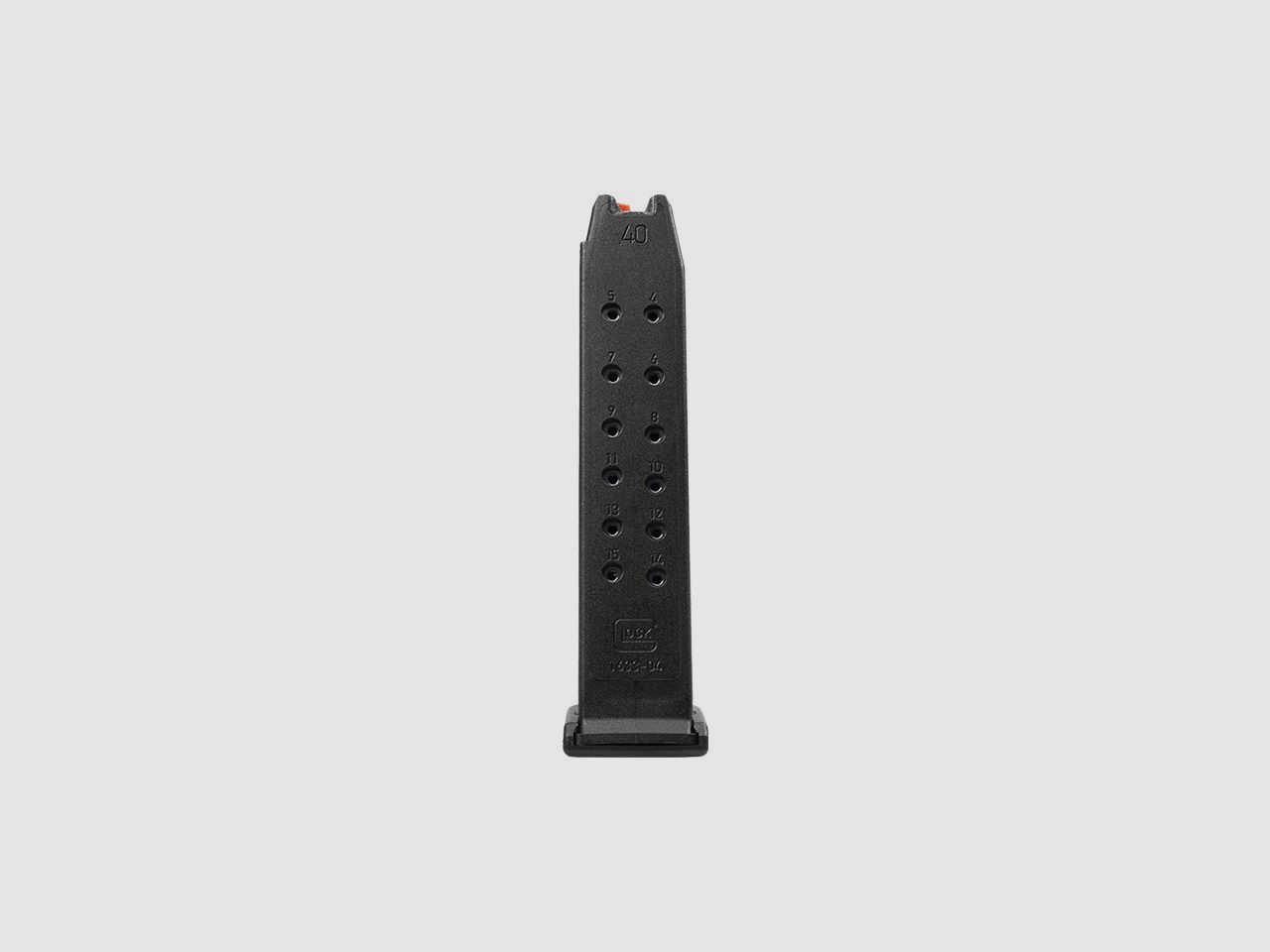 Chargeur Glock G22-01 .40 S&W 15 Coups Zubringer Orange, image 2 sur 2