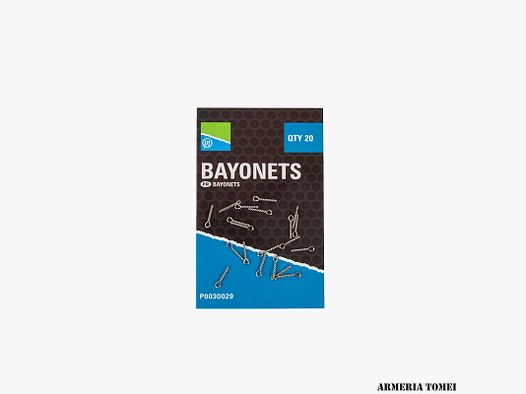 PRESTON – BAYONETS – QTY 20