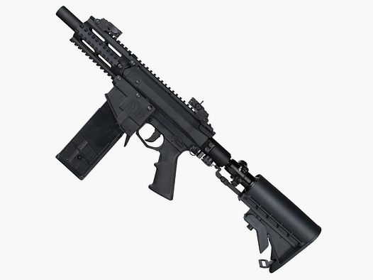 Milsig M17 CQC A2 Valken Hybrid Edition Paintball Marker (zwart)