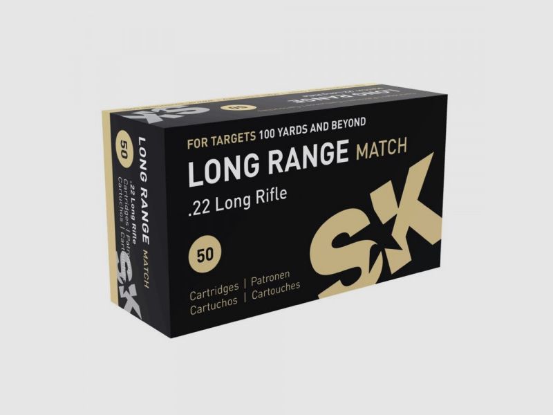 SK LONG RANGE MATCH - .22LR - 2,59 G / 40 GRS. - 50 STK