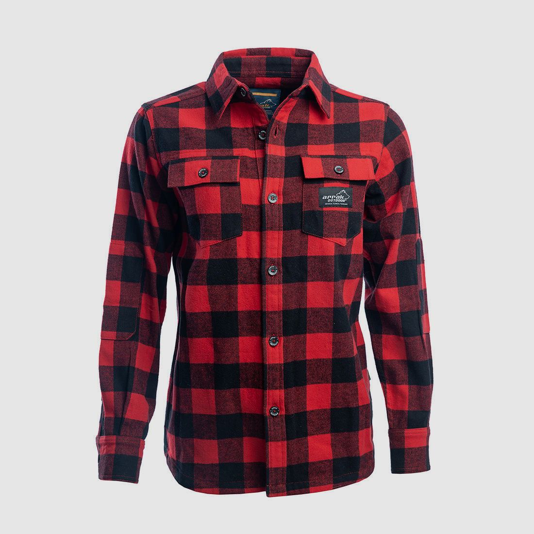 Arrak Outdoor Flannel Shirt Women Red/Black L