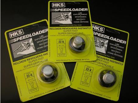HKS Speedloader Mod. 22-K, 3 pezzi