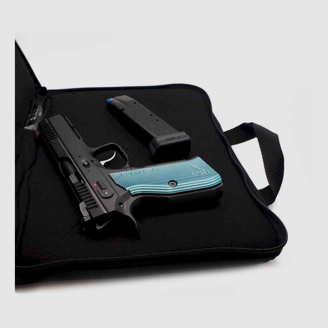 CED1400 borsa grande per pistola, colore: blu navy, immagine 3 di 3