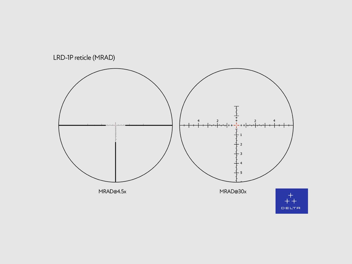 Delta Optical Stryker HD 4.5-30×56 FFP LRD-1P