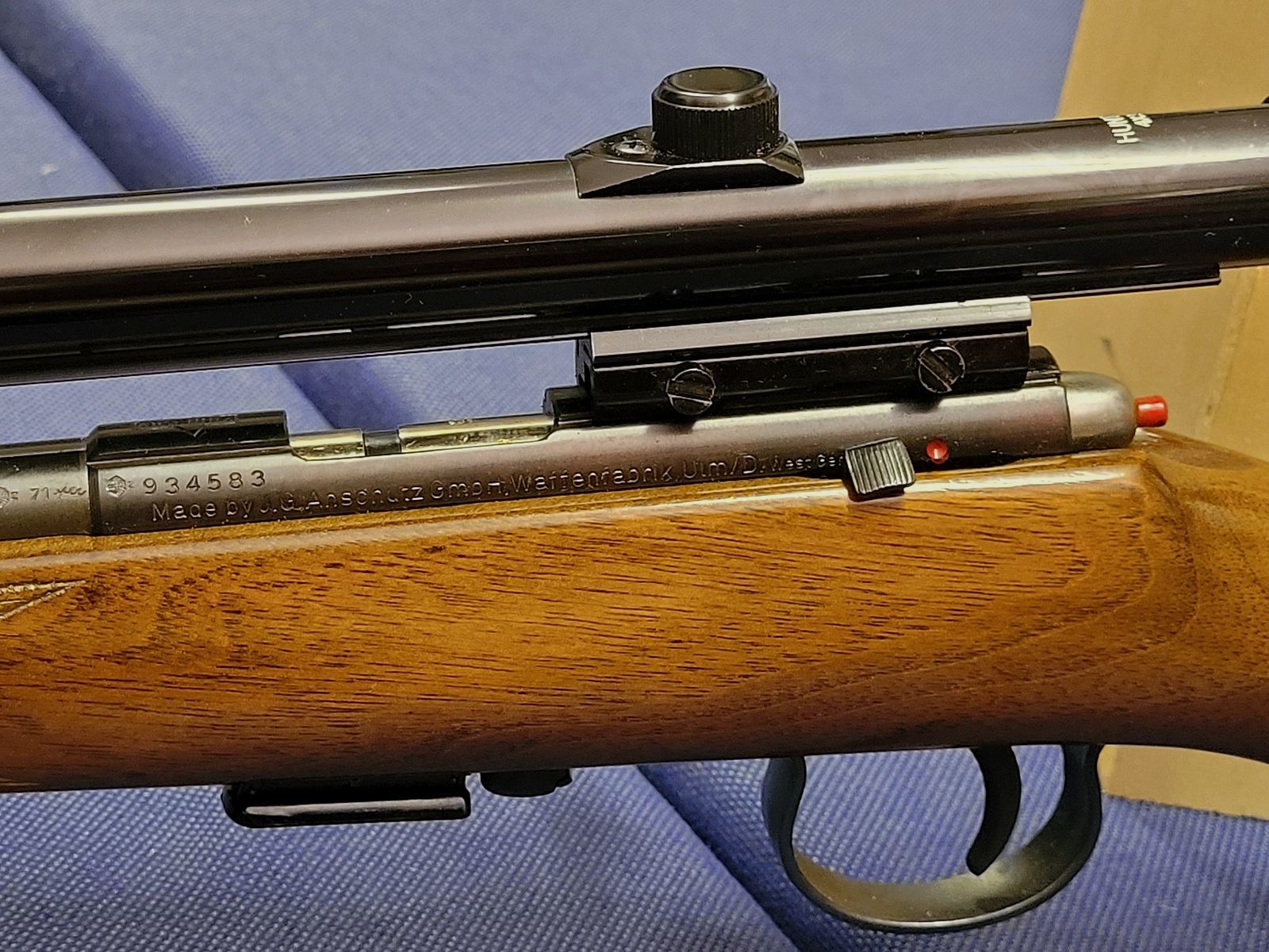 Fucile a ripetizione Repetierbüchse Anschütz 1400 Cal .22 lr calibro ridotto con cannocchiale