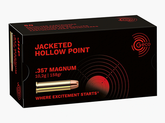 GECO 2317721.357 Magnum Hohlspitz 10,2g / 158grs.