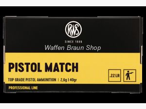 RWS .22 l.r. PISTOL MATCH 50 Stück