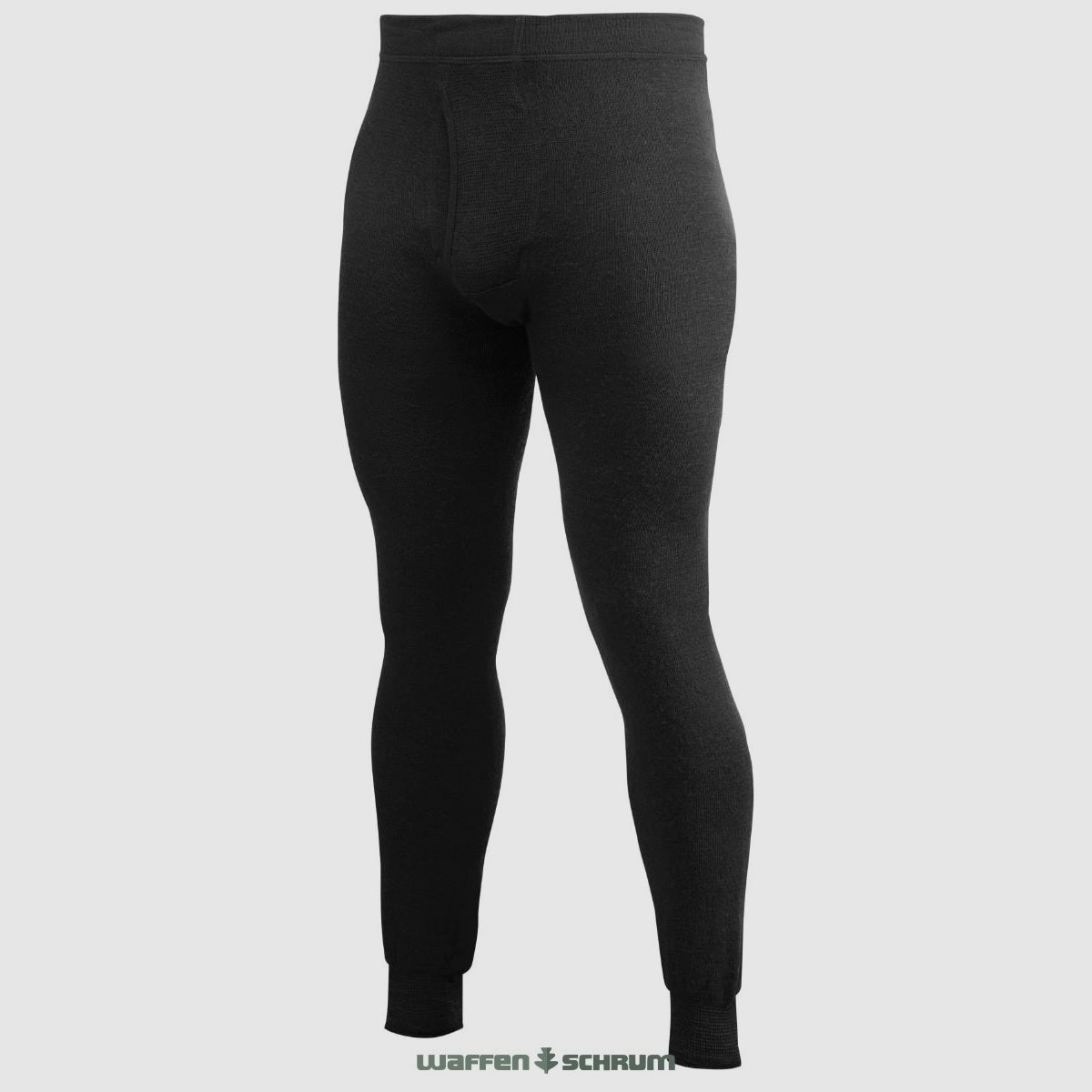 Woolpower Unterhose m. Eingriff - 400g  Schwarz