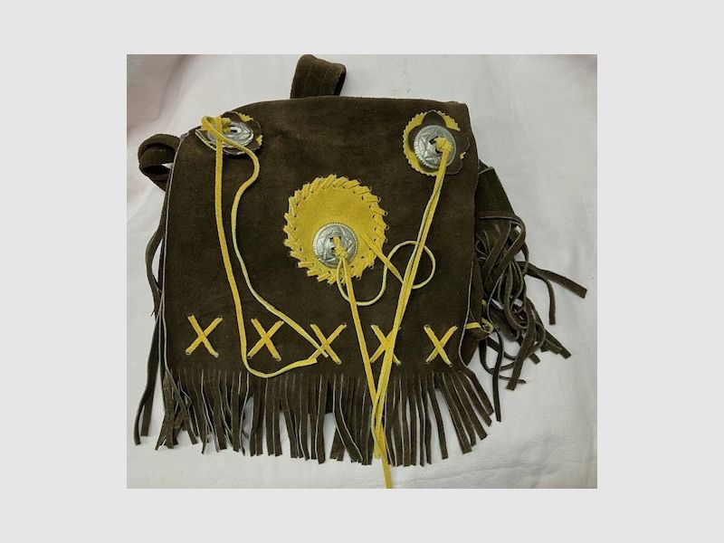 Umhängeasche Western - Trapper, zie de beschrijving en afbeeldingen