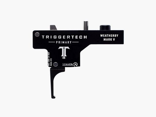 TriggerTech Weatherby Mark V Special – Straight Flat (PVD Black)