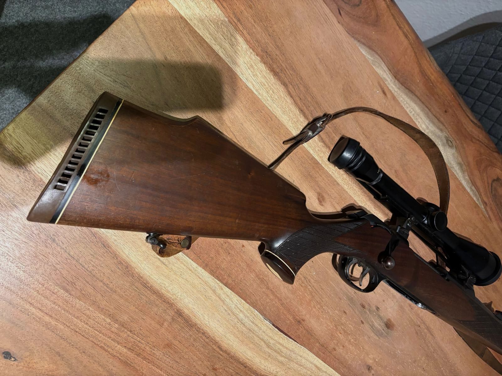 Krico 700 repeating rifle 7x64 repeater + optics + magazine