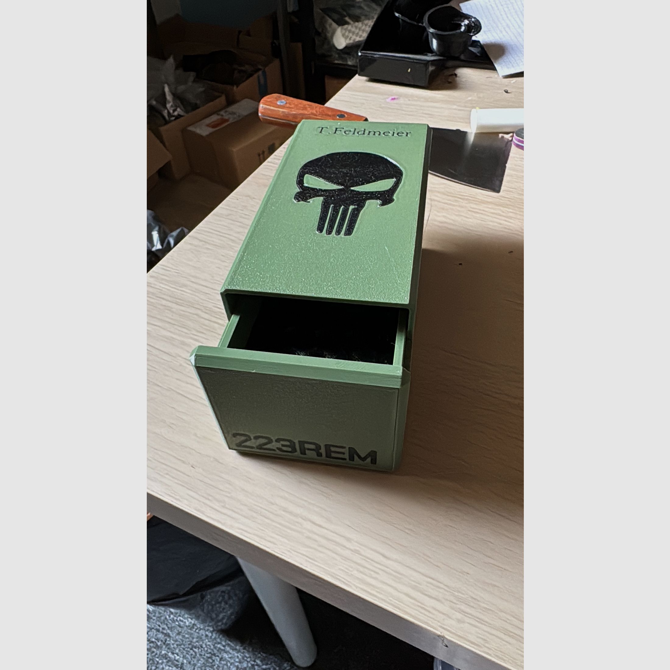 Ammunition box for 9 mm, .45 ACP & others – Precise storage