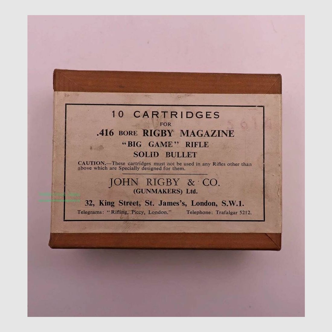 Rigby - England Büchsenpatronen