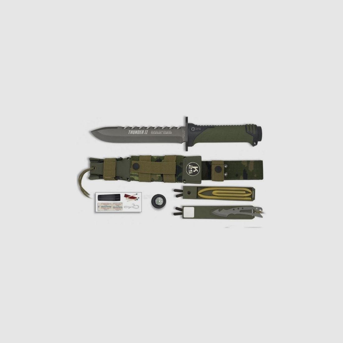 K25 Thunder I OD Green coltello da sopravvivenza, Bild 7 von 8