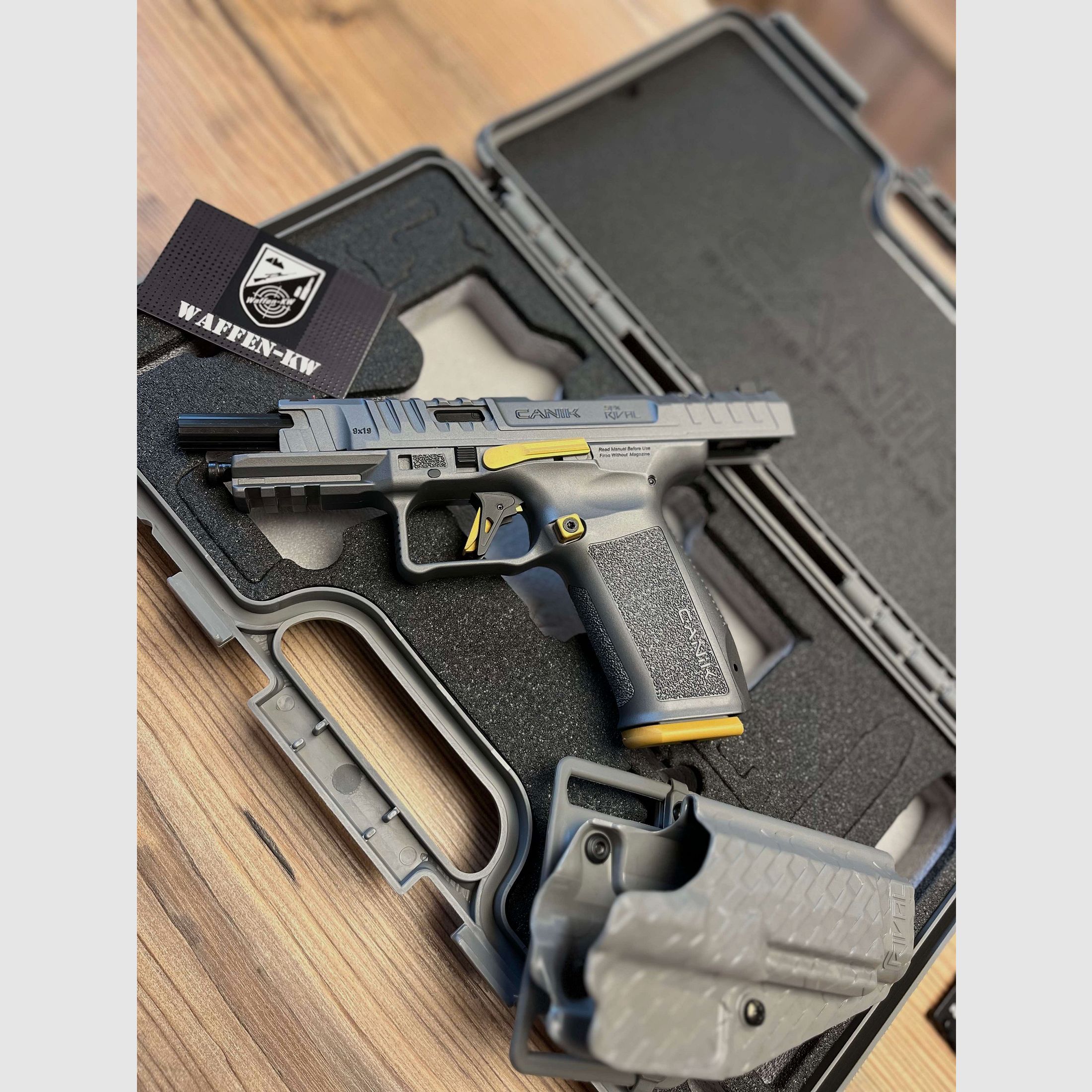 Canik Pistole TP9 SFx Rival Kaliber 9x19 Combat Grey inklusive Zubehör