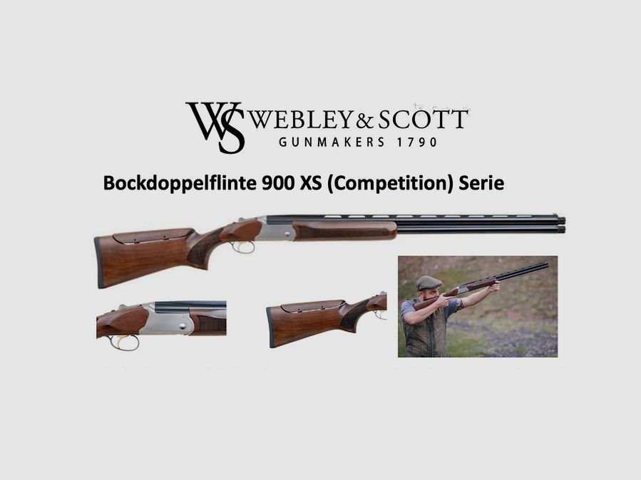 Webley & Scott double-barreled shotgun 900 X (Silver)