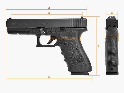 GLOCK 21 SF (Short Frame) – Cal. .45 ACP