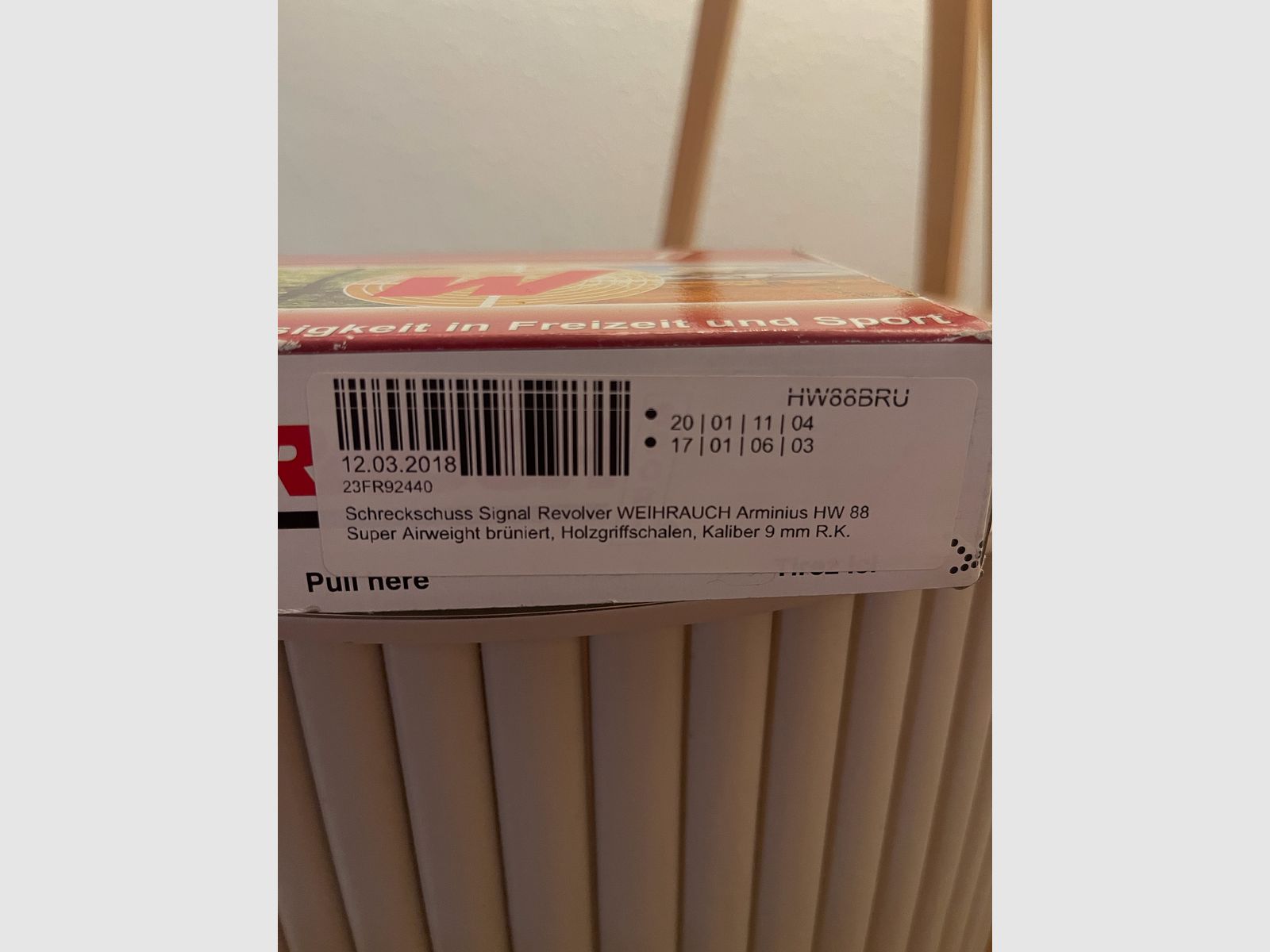 HW 88 Weihrauch Airwaight 9mm 380K nie strzelany OVP