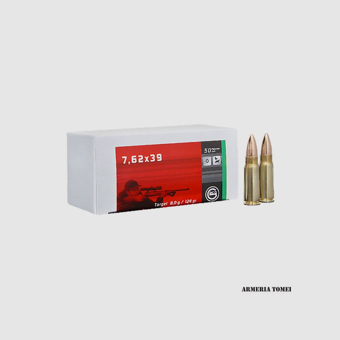GECO – 7,62X39 TARGET 8,0G / 124GR