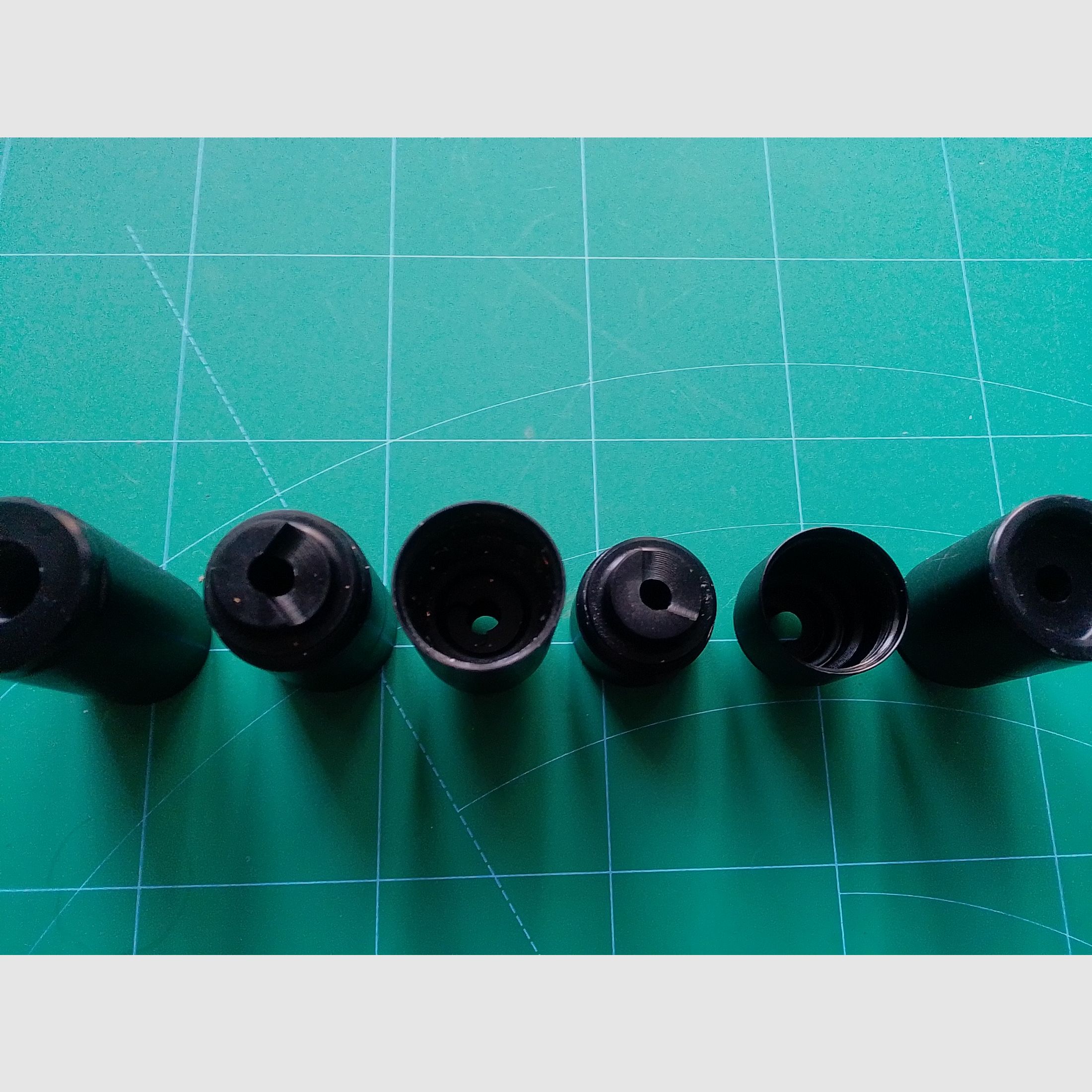 1 x Schalldämpfer 1/2" 20 UNF Gewinde 9 Kammern 4,5 mm A-Tec Norwegen