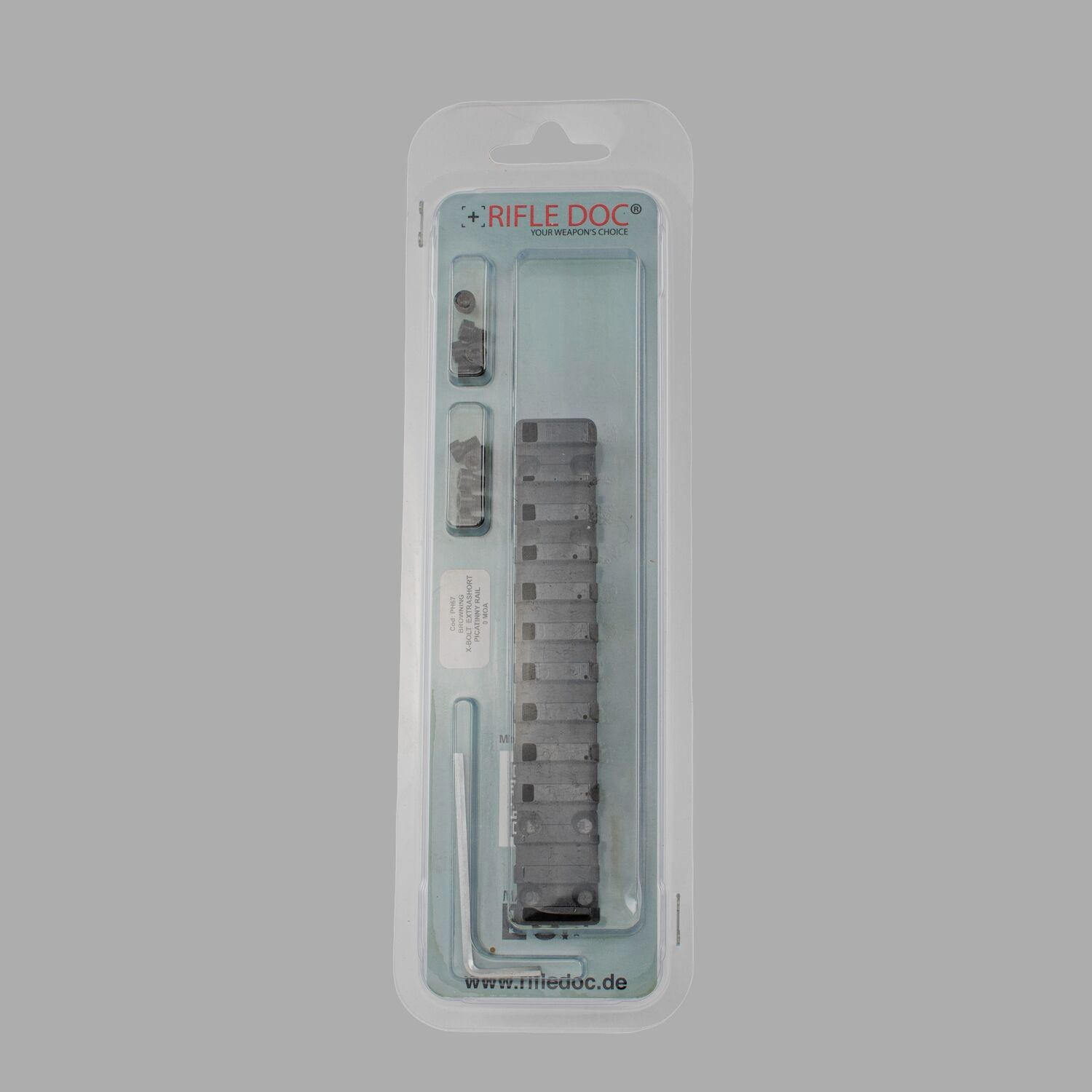 Rifle Doc Picatinny Weaver STAHL Schiene für BROWNING X-BOLT EXTRA SHORT