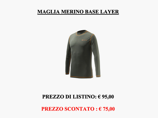 Beretta – Merino Base Layer L/S