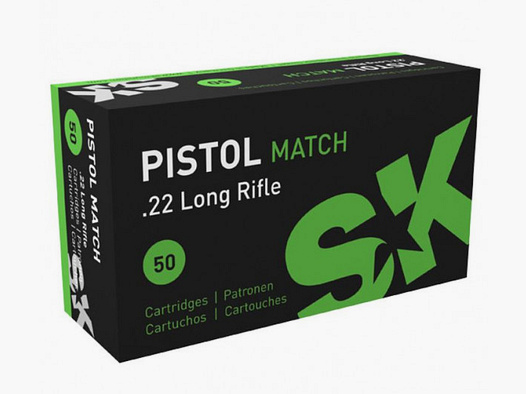 PARTIDO DE PISTOLA SK - .22LR - 2,59 G / 40 GRS. - 50 UNIDADES.