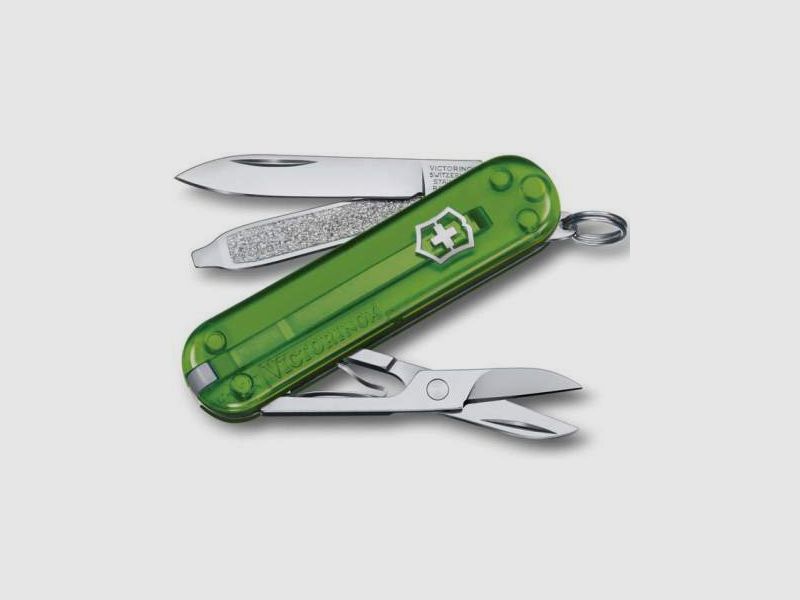 Victorinox Classic SD Taschenmesser Trans Green Tea
