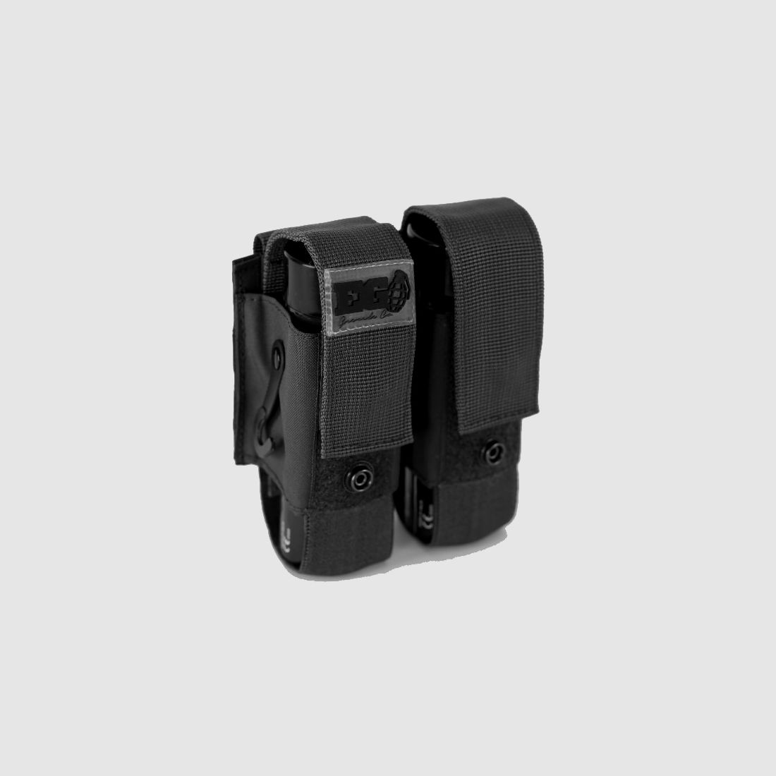 Enolagaye Rauchgranaten Molle-Doppel-Tasche (schwarz)