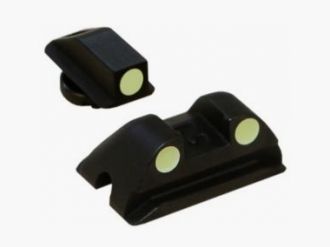 WALTHER organes de visée en acier, luminescents 3-dot, pour PPQ, PPS, P99