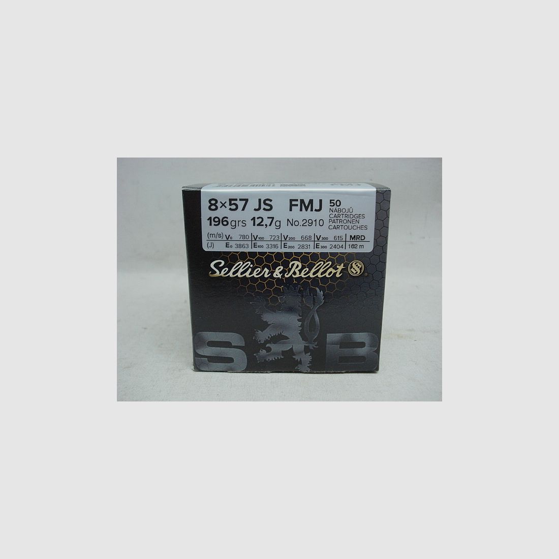 8x57IS FMJ - 12,7g/196gr (a50)
