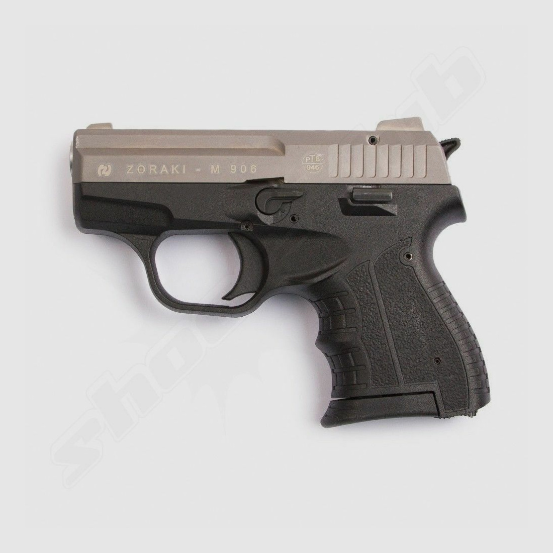 Zoraki	 Zoraki 906 titan/chrom - Set inkl. shoot-club Munition