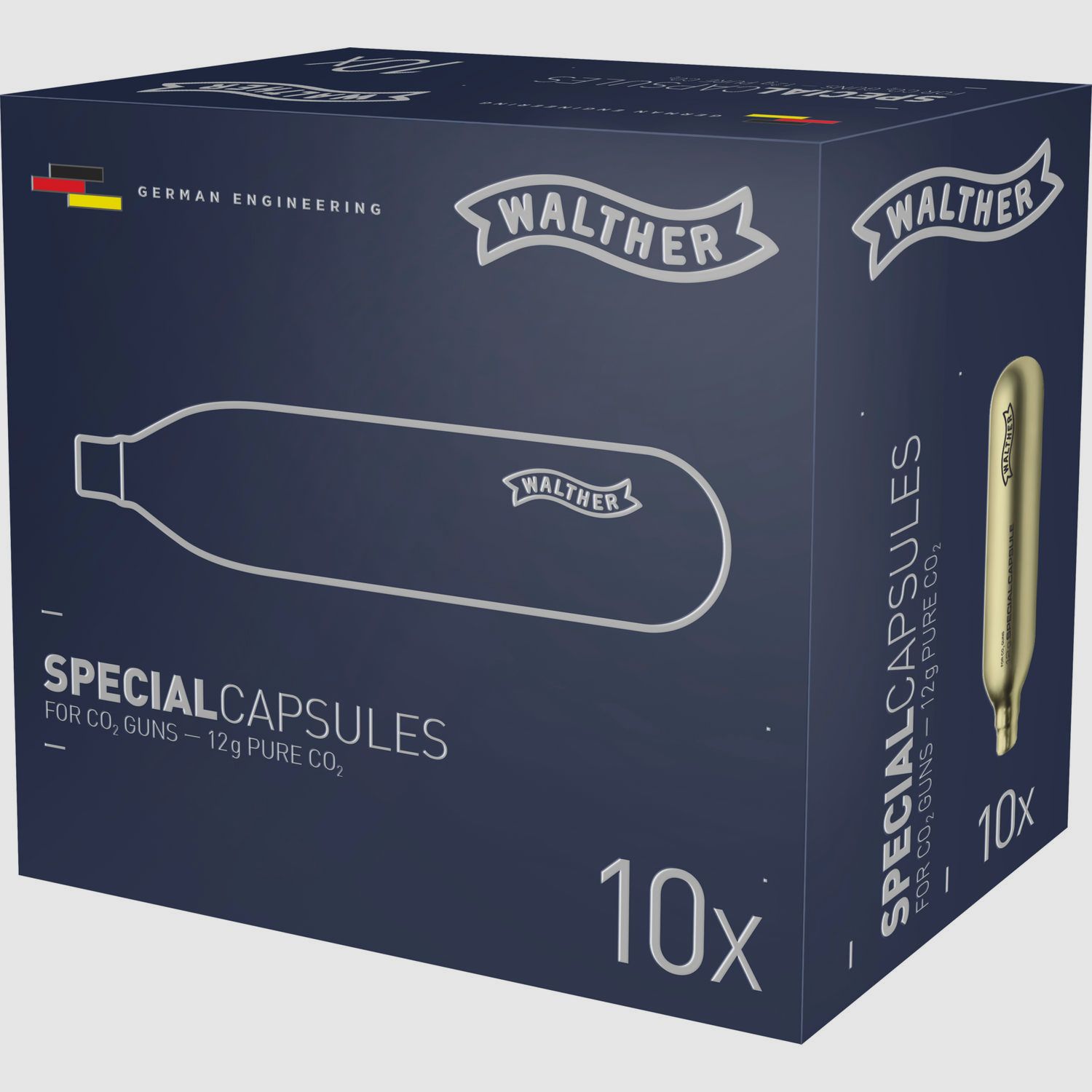 Walther 10er CO2 Kapsel 12g