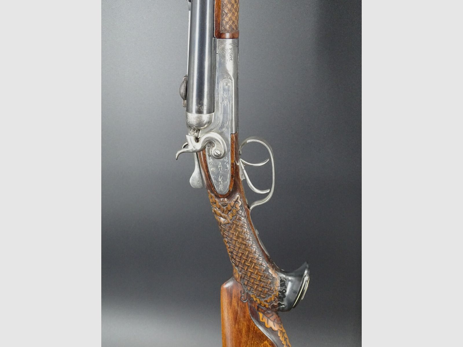 Hahndoppelflinte 16/70 Lauflänge 72cm Hahndoppelflinte