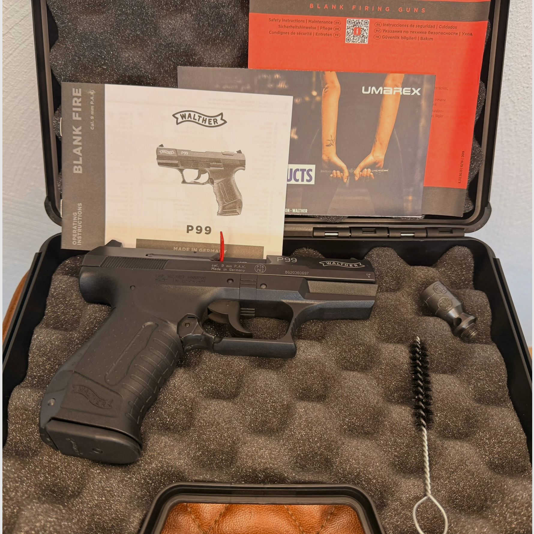 Walther P99 neuwertig, mit Koffer und Zubehör