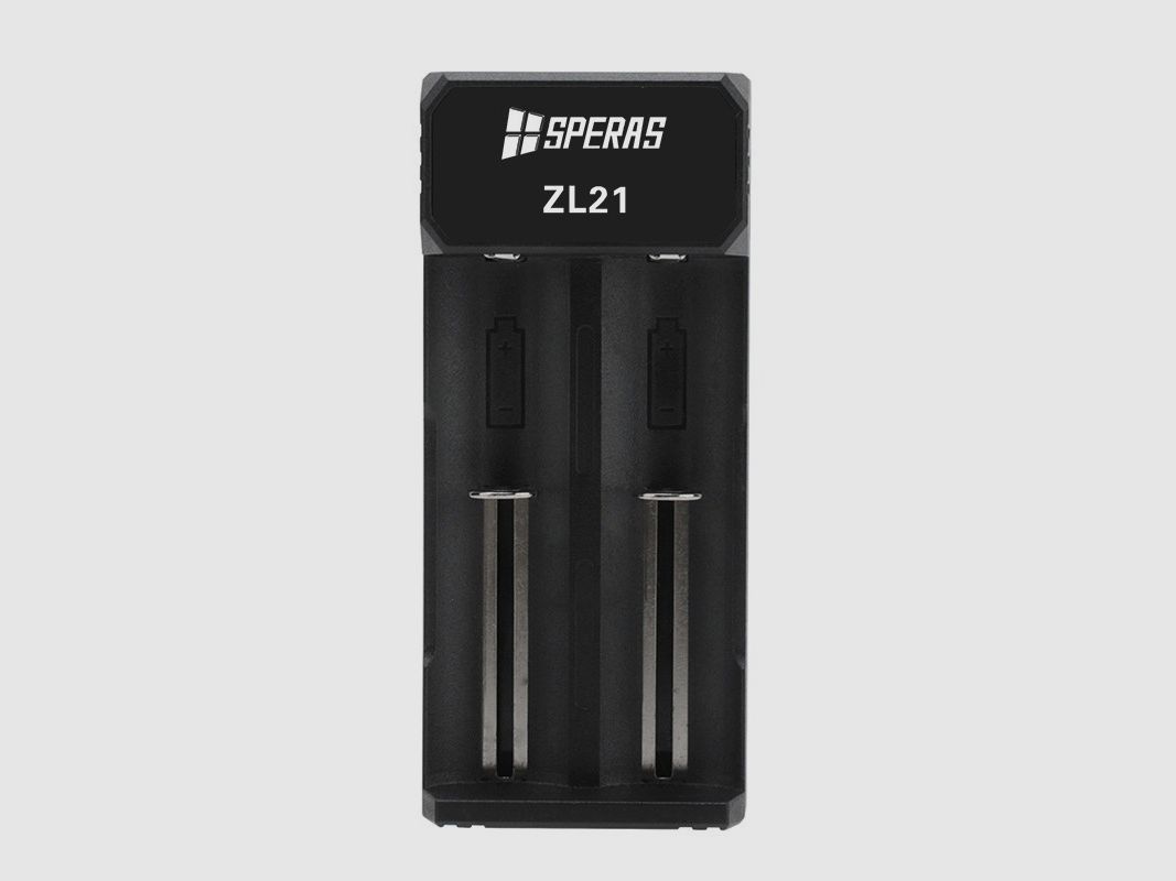 Speras ZL21 Ladegerät mit LED Anzeige 2 Slots